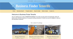 Desktop Screenshot of businessfindertenerife.com